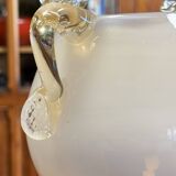 Murano : grand calice en verre soufflé