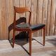 Set of 4 Scandinavian teak chairs and sky seats