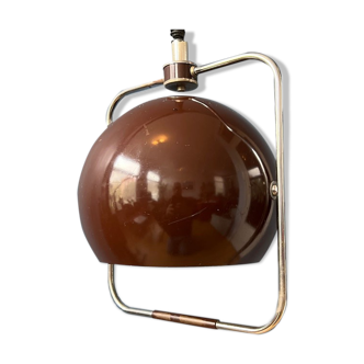 Vintage brown pendant lamp by Gepo