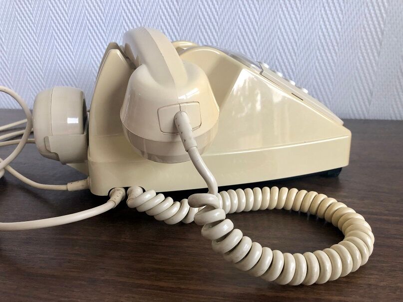 Socotel phone with keys from the 80s