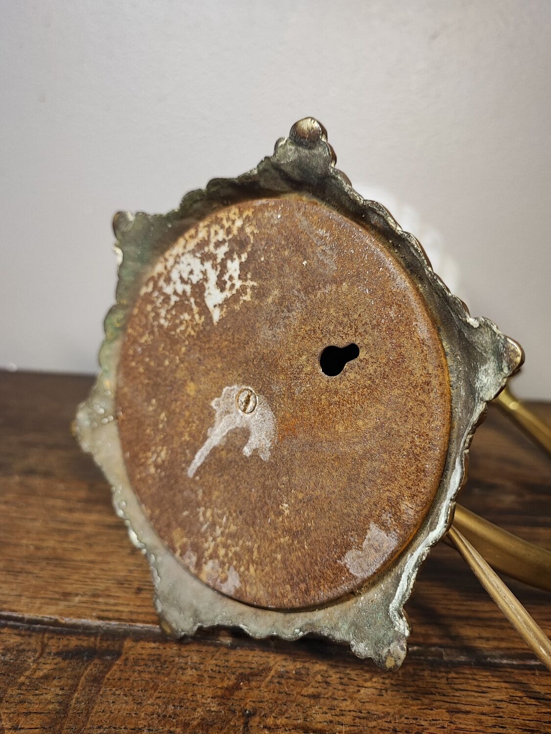 Desk lamp art deco glass Clichy