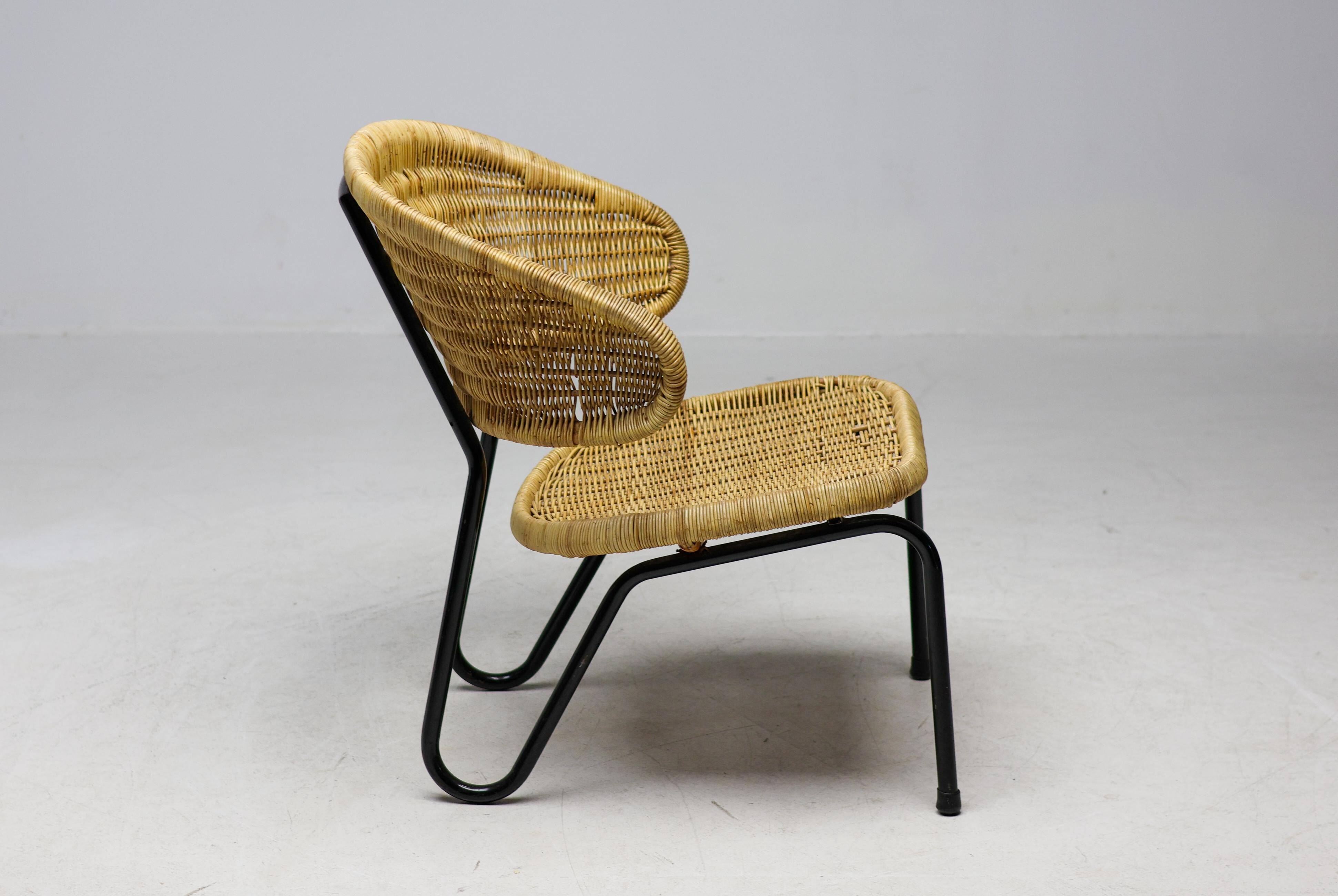 Chaise longue Dirk Van Sliedregt Model No. 568 for Gebr. Jonkers Netherlands, 1954