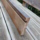 Carved front in solid wood