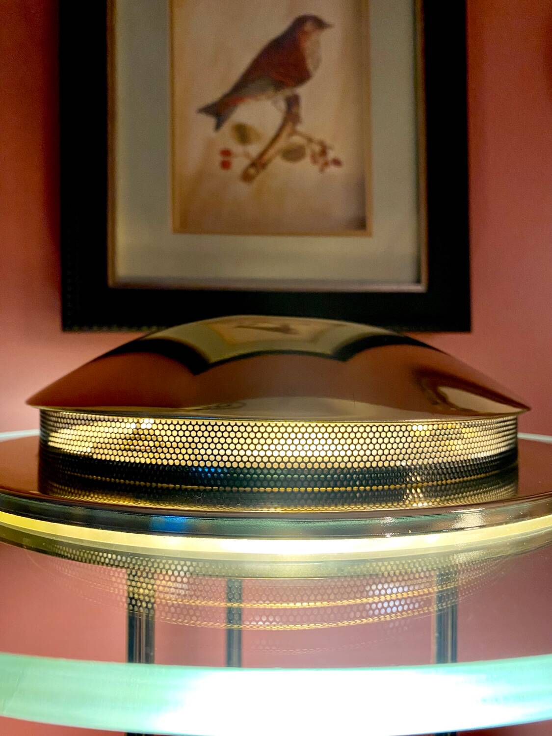Saturn led lamp by Robert Sonneman 1980