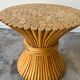 Mc Guire bamboo side table