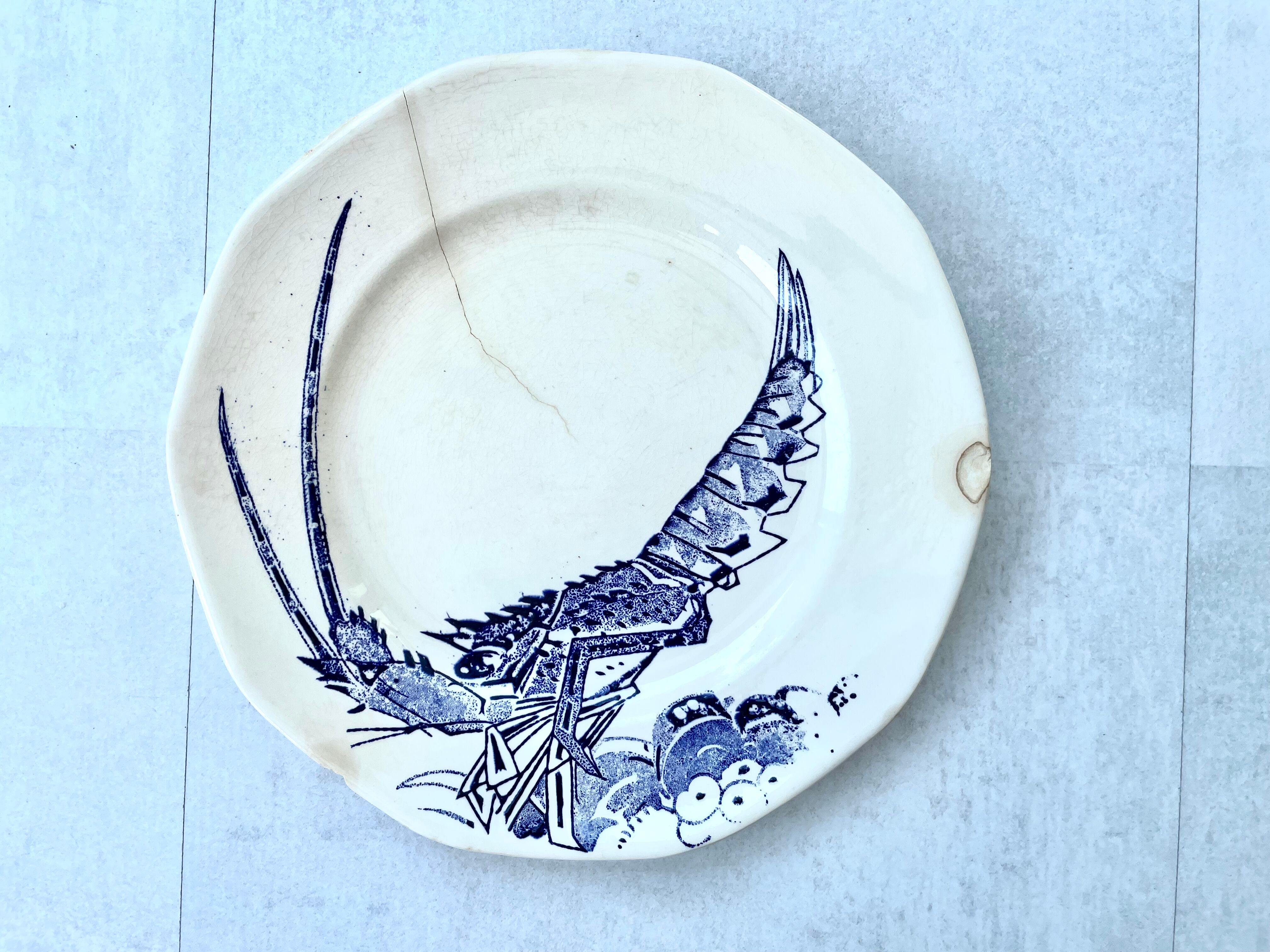 Suite of 7 plates - Mathurin Méheut