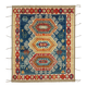 Handwoven Tribal One of a Kind 255 cm x 305 cm Multicolor Wool Carpet