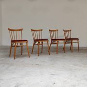 Set of 4 dining room chairs by Antonin Suman for Tatra Nabytok