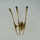 Single Brass Wall Sconce by Oscar Torlasco for Lumi Milano, Italy 1950s