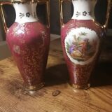 Limoges porcelain vases