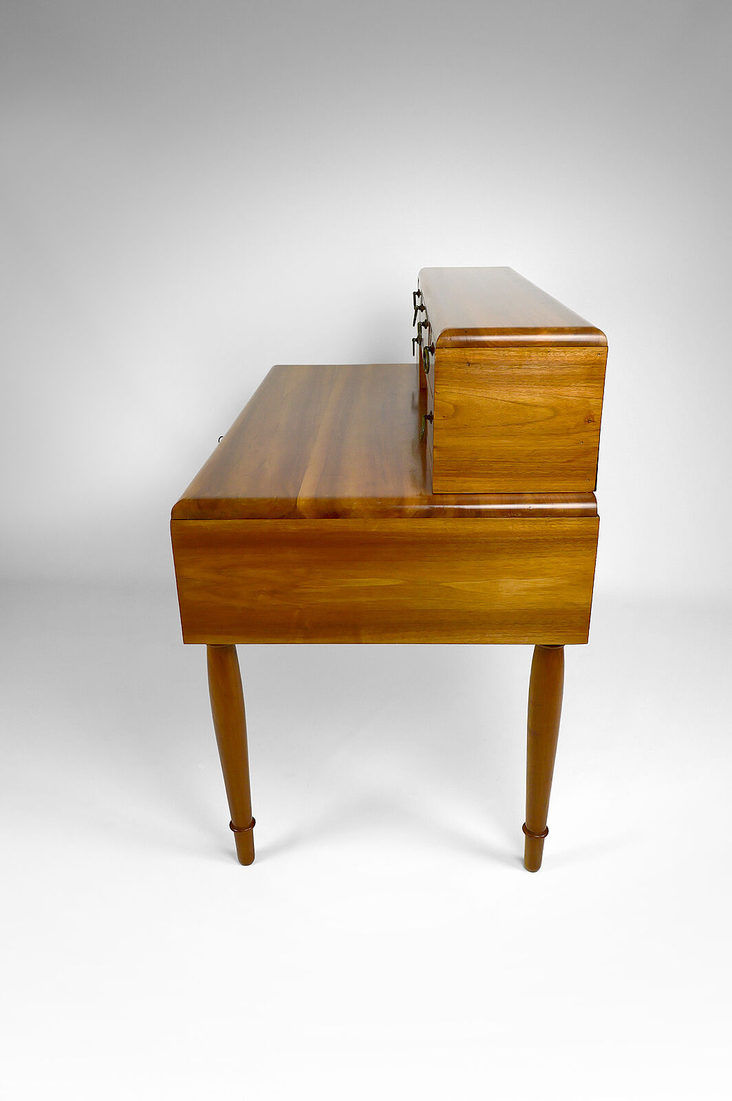 Art Deco walnut desk, France, circa 1940