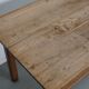 Antique Elm Early 20th Century French Rustic Farmhouse Dining Table