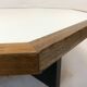Table basse hexagonale en wengé 1960