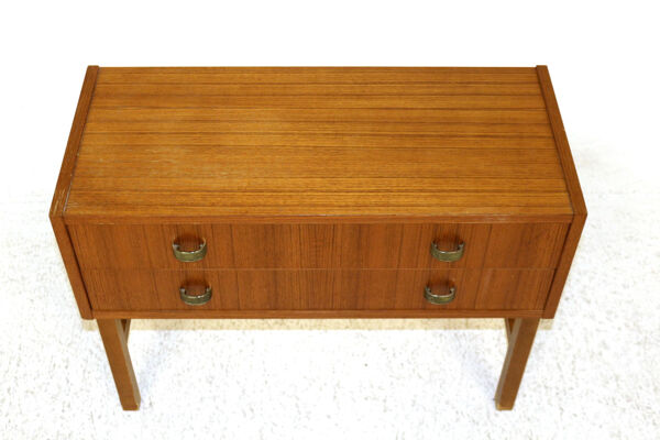 Commode scandinave en teck et en hêtre, Suède, 1960