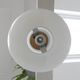 Pair of vintage opaline glass pendant lamp from Sijaj, 1960s