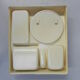 Vintage Plastic Bathroom Wall Shelf with Mirror