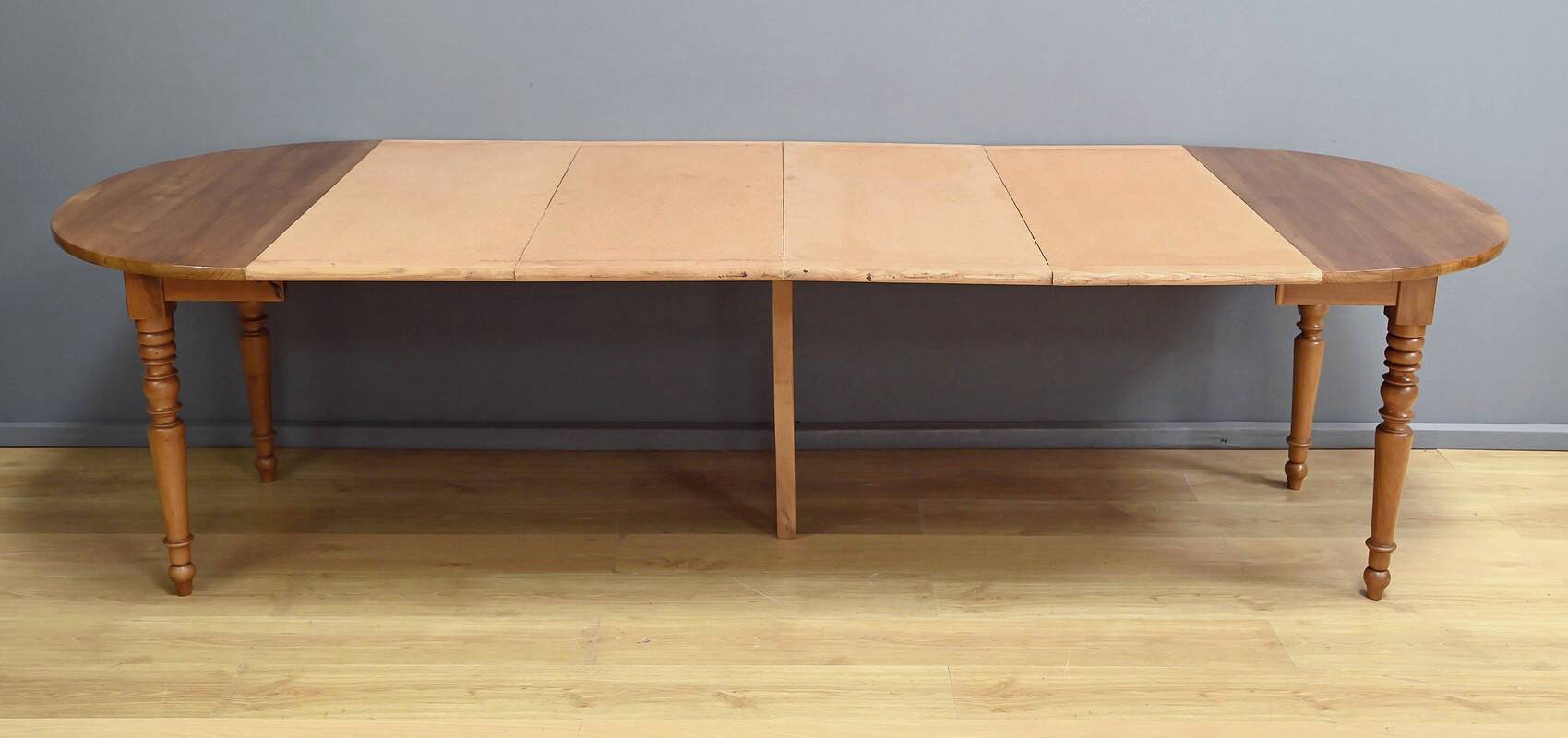 Cherrywood Extending Table, Louis-Philippe Style – 1900