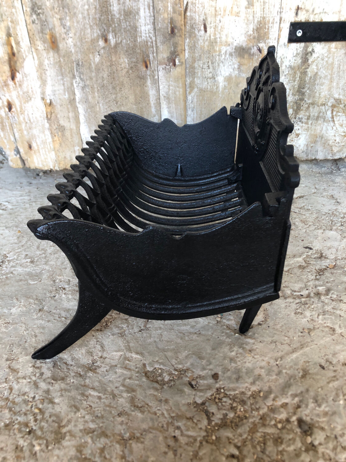 Old fireplace fireplace cast iron removable plate