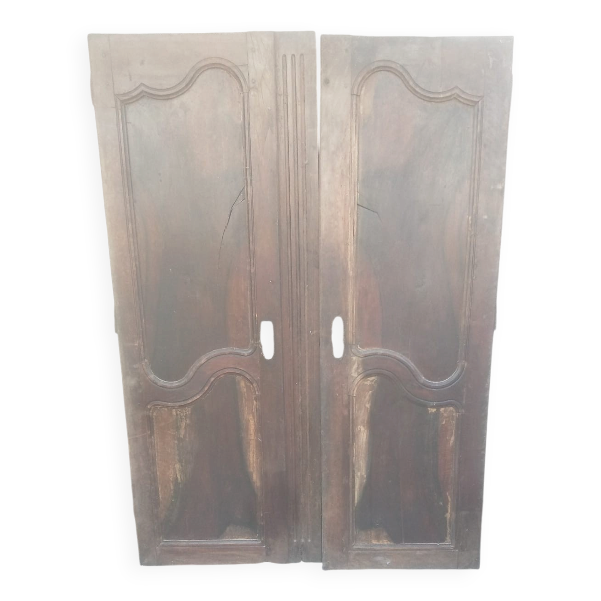 Pair of antique doors in 18th-century Louis XV style.