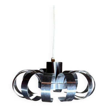 Suspension aluminium brossé  année 70