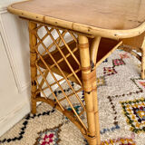 Vintage rattan desk