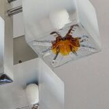 Lustre vintage à 9 feux Scoliari pour Mazzega années 60-70