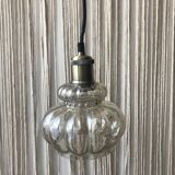Pendant light with vintage globe