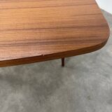 Scandinavian extendable teak table, 60s