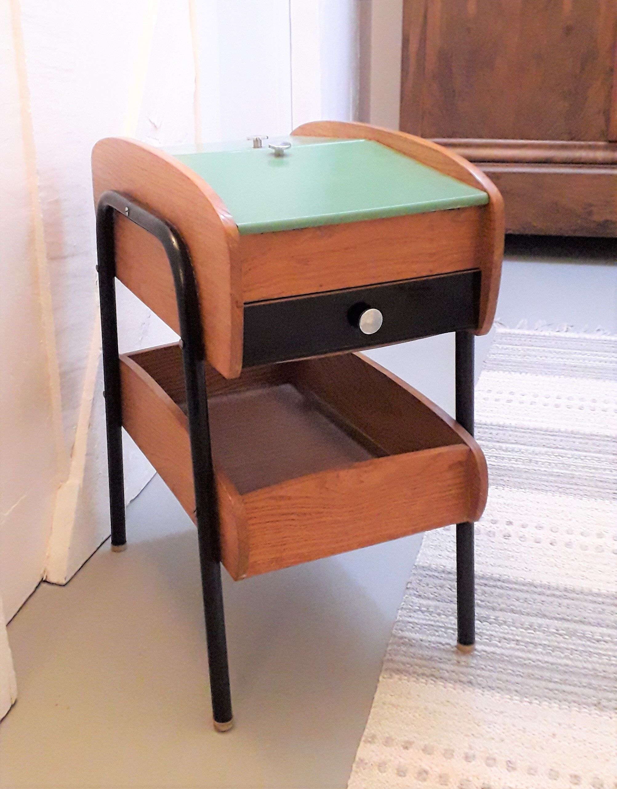 Vintage sewing basket