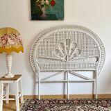 Rattan headboard