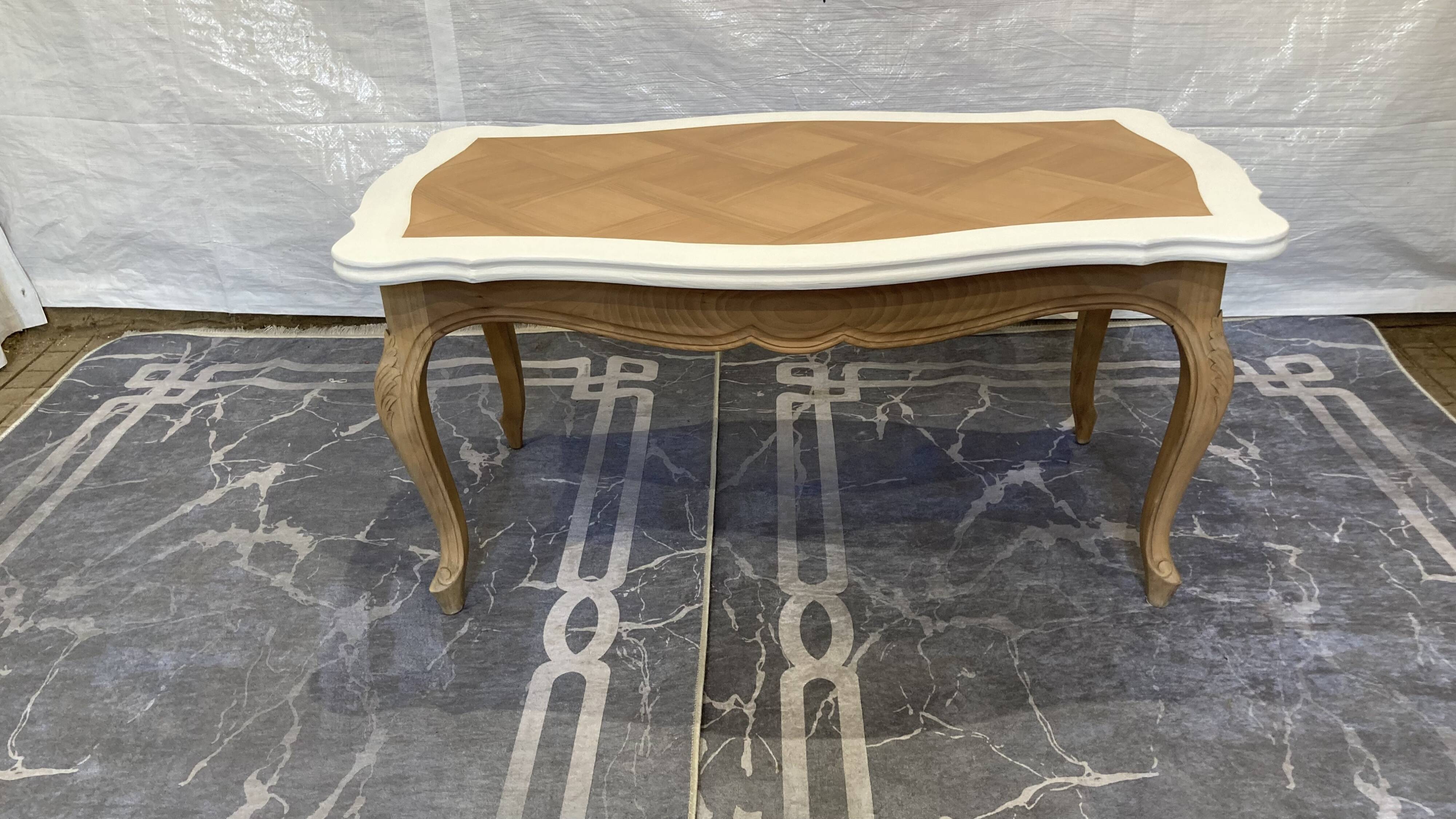 Refurbished solid wood coffee table