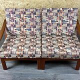 1960s/70s Teak 2-seater sofa by Glostrup Møbelfabrik Denmark Design
