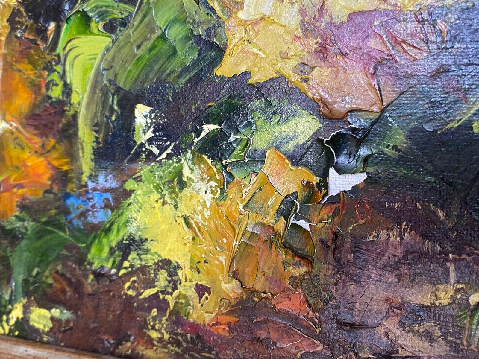 Oil on canvas by the lagnoux bouquet of still life flowers 1960