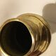 Yellow copper vase signed gbn art deco