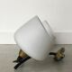 Double wall light of the house Arlus - brass and black metal - 1950