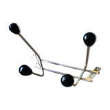 Vintage brass coat rack