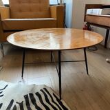 Circular coffee table Ico Parisi circa 1950