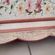 Painted chest of drawers with floral decoration
