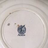 Assiette Terre de Fer St Amand Acacia XIX