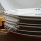 Dessert service, 13 pieces in Limoges porcelain, Bernardaud