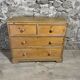 English chest of drawers 4 drawers in pitchpin