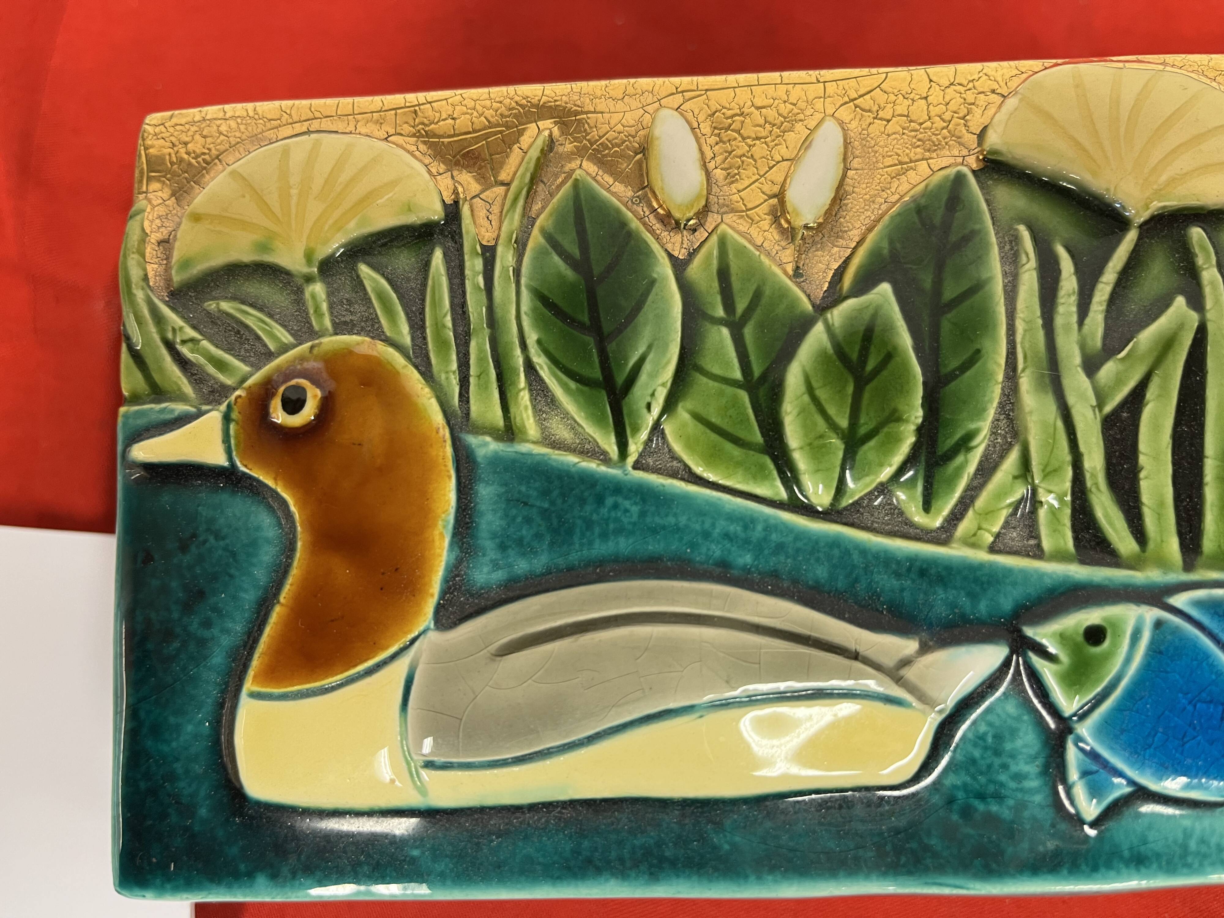 Ceramic duck box Mithe Espelt