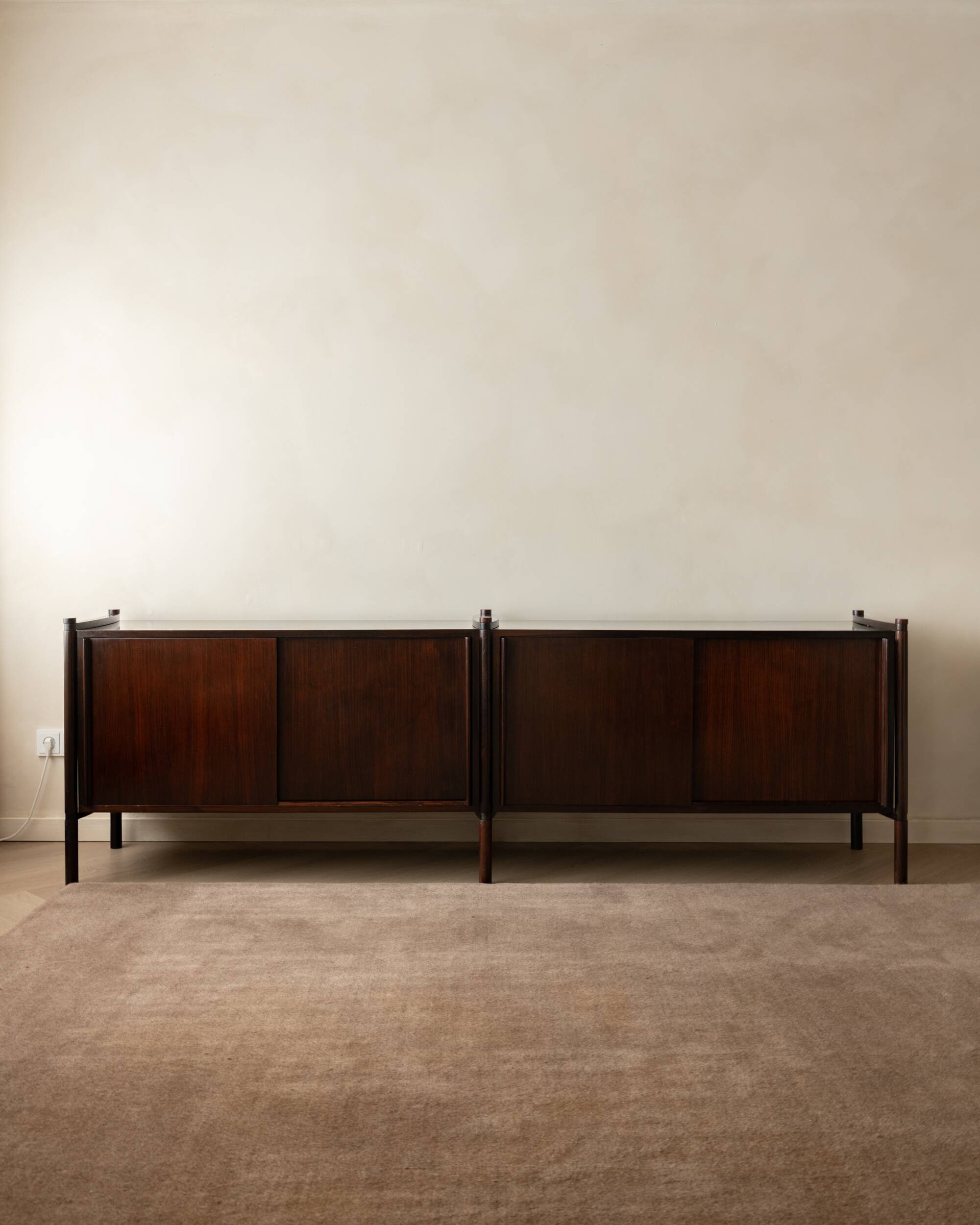 Rosewood Archimede Sideboard by Hirozi Fukuoh for Gavina, 1960s