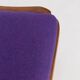 Mid-Century Modern Bumerang Chair, Purple Wool, Poland, 1960s