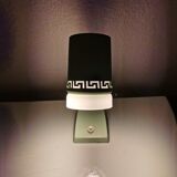 Night light 1970 pastel green with gold, France