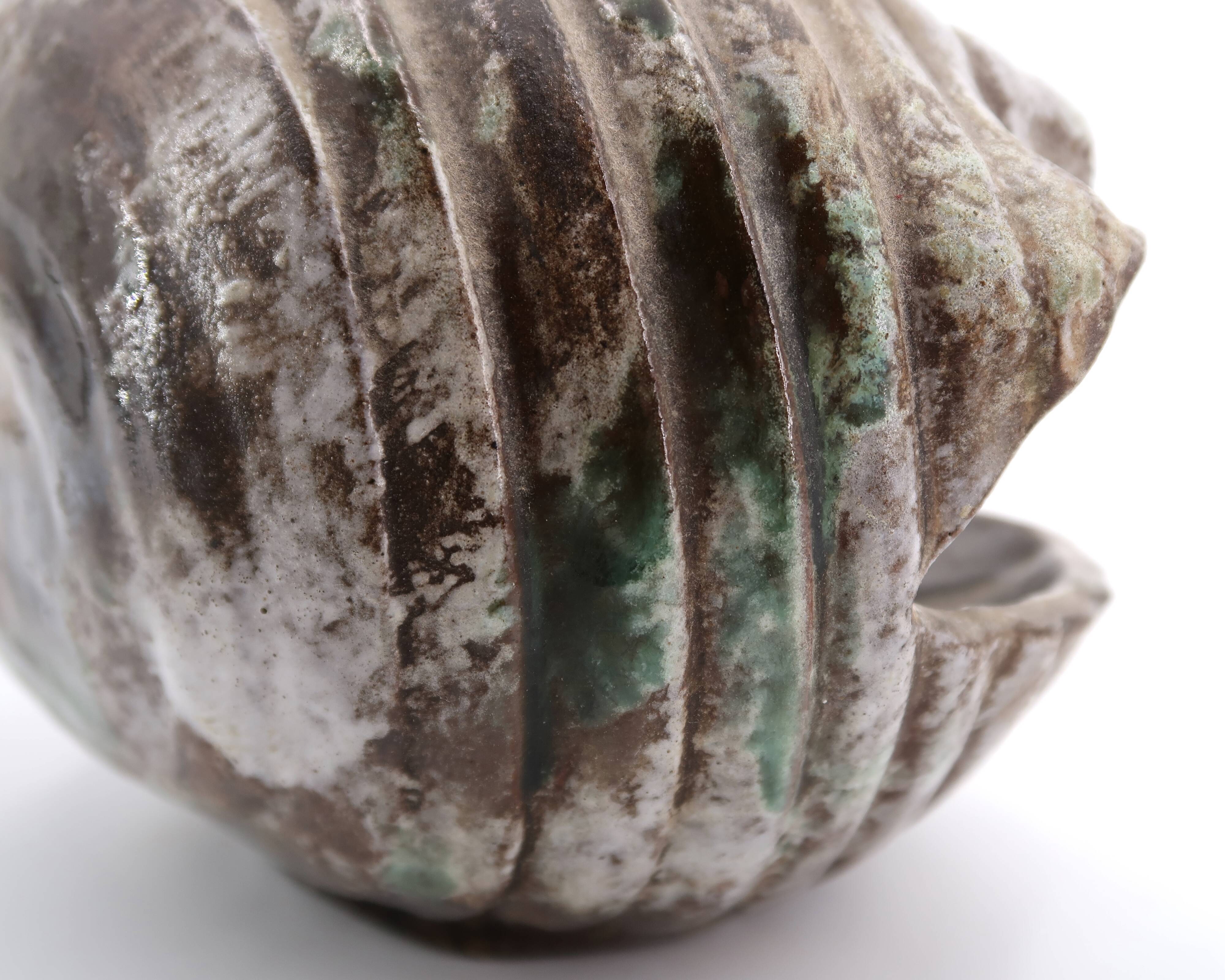Ceramic shell emptier by Kostanda, Vallauris, 1960s