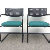Pair of Visavis chairs by Antonio Citterio for Vitra. Vintage 90s.
