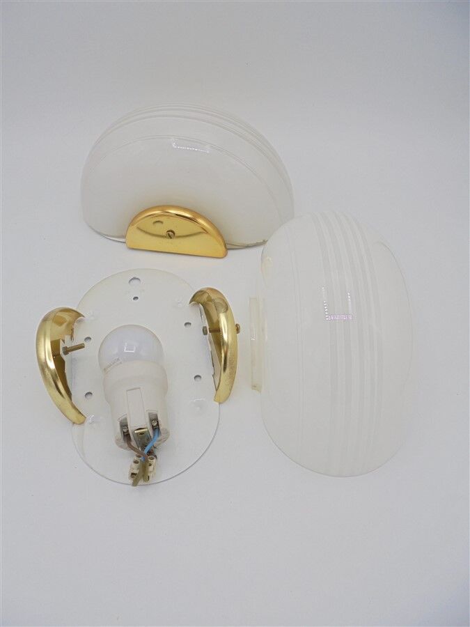 Pair of retro wall light