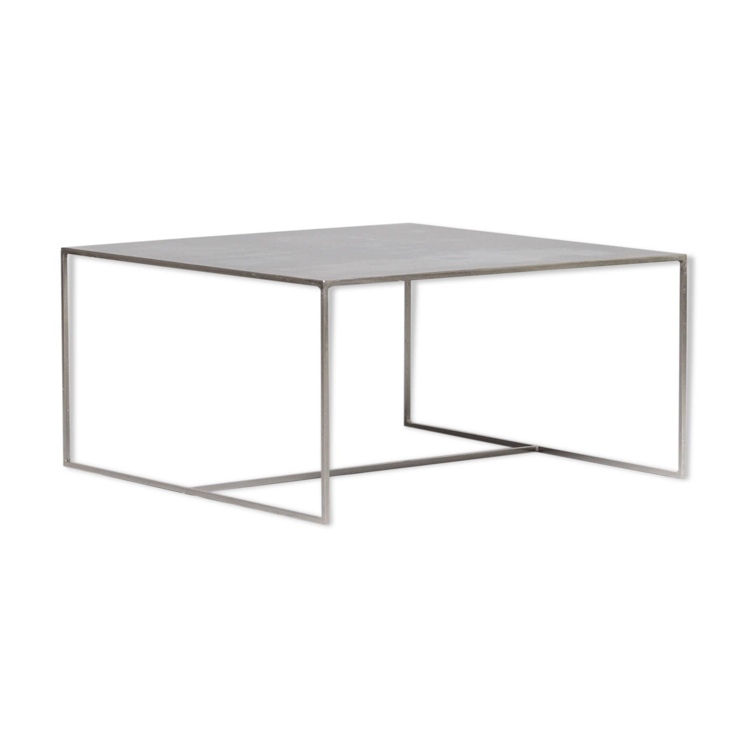 Rodolfo Dordoni ‘duchamp’ metal coffee table for Minotti