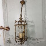 Ancient bronze chandelier